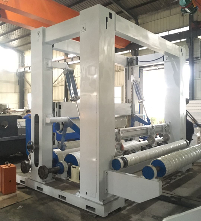 下引纸框架复卷机